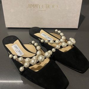 JIMMY CHOO LONDON- AMAYA FLATE| 38